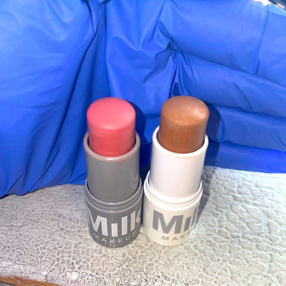 Mini milk makeup cream blush and bronzer